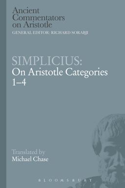 Simplicius: on Aristotle Categories 1-4
