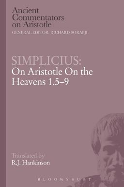 Simplicius: on Aristotle on the Heavens 1. 5-9