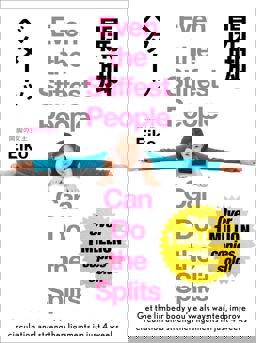 Even the Stiffest People Can Do the Splits  9781473669642 Front Cover