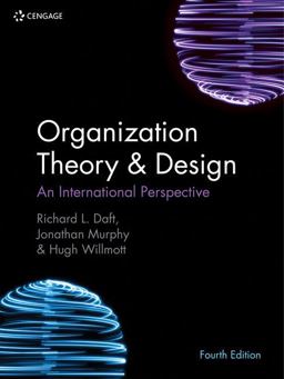 Organization Theory and Design