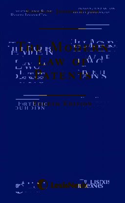 The Modern Law of Patents
