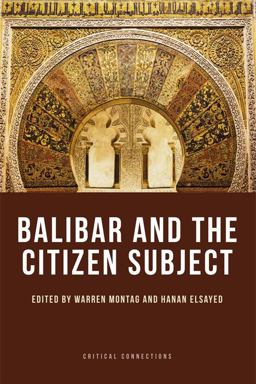 Balibar and the Citizen Subject  9781474404211 Front Cover