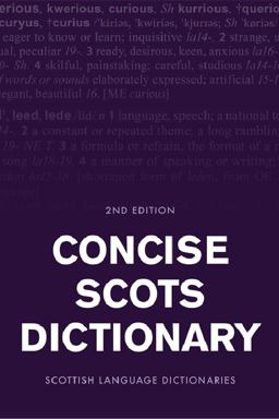 Concise Scots Dictionary Second Edition 2nd 9781474432313 Front Cover