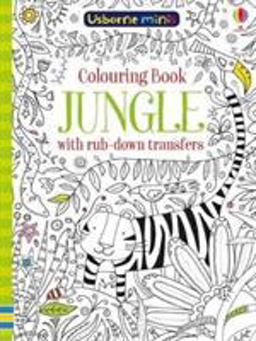 Colouring Book Jungle with Rub Down Transfers x5