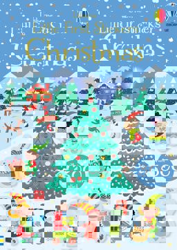 Little First Stickers Christmas  9781474956604 Front Cover