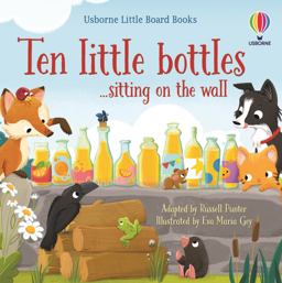 Little Board Books Ten Little Bottles Sitting on the Wall