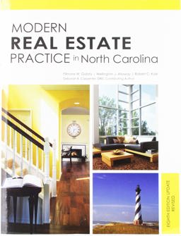 Modern Real Estate Practice in North Carolina:  9781475429640 Front Cover