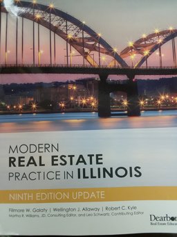 Modern Real Estate Practice in Illinois: 9th 2018 9781475474145 Front Cover
