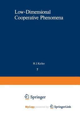 Low-Dimensional Cooperative Phenomena