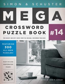 Simon and Schuster Mega Crossword Puzzle Book #14  9781476785455 Front Cover