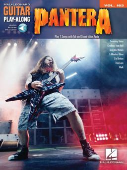 Pantera - Guitar Play-Along Vol. 163 Book/Online Audio  9781476816623 Front Cover