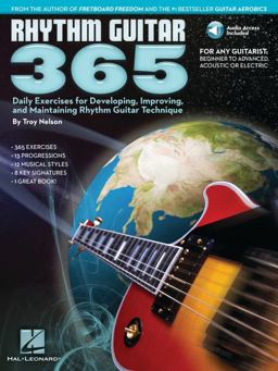 Rhythm Guitar 365 Book/Online Audio  9781476821177 Front Cover