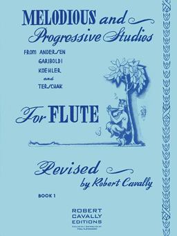 Melodious and Progressive Studies for Flute From Andersen, Gariboldi, Kohler and Terschak  9781476874197 Front Cover