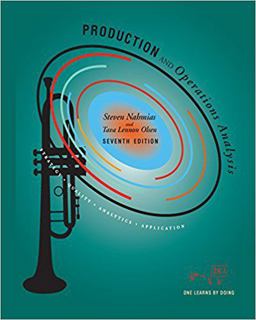 Production and Operations Analysis:  9781478623069 Front Cover