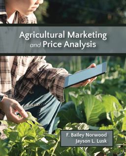 Agricultural Marketing and Price Analysis