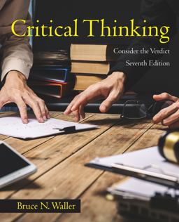 Critical Thinking: Consider the Verdict  9781478647683 Front Cover