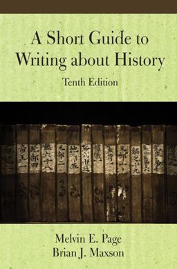     SHORT GUIDE TO WRITING ABOUT HISTOR  9781478650041 Front Cover