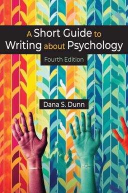 A Short Guide to Writing about Psychology