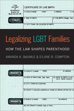 Legalizing LGBT Families How the Law Shapes Parenthood  9781479811816 Front Cover