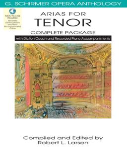 Arias for Tenor - Complete Package With Diction Coach and Accompaniment CDs  9781480328518 Front Cover