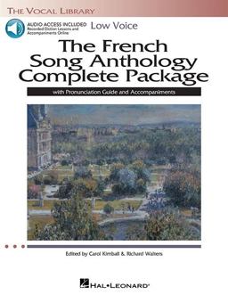 French Song Anthology Complete Package Book/Online Audio  9781480329669 Front Cover
