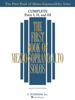 First Book of Solos Complete - Parts I, II and III Mezzo-Soprano/Alto  9781480333222 Front Cover