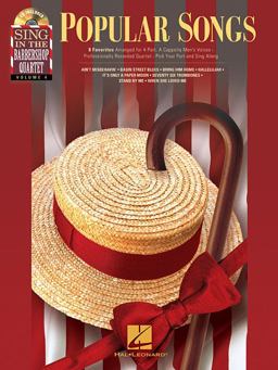 Popular Songs Sing in the Barbershop Quartet, Volume 4  9781480352339 Front Cover
