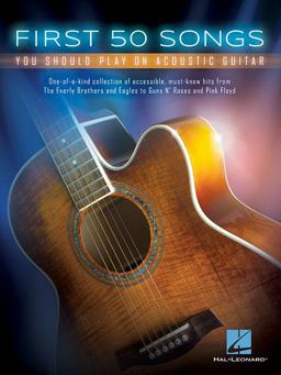 First 50 Songs You Should Play on Acoustic Guitar  9781480398122 Front Cover