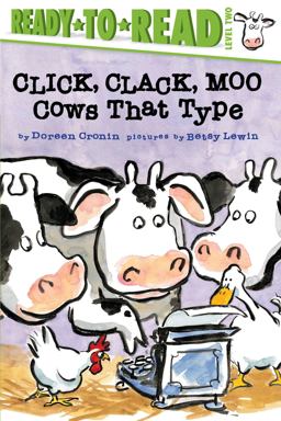 Click, Clack, Moo/Ready-To-Read Level 2 Cows That Type  9781481465403 Front Cover