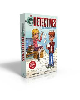 Third-Grade Detectives Mind-Boggling Collection (Boxed Set) The Clue of the Left-Handed Envelope; the Puzzle of the Pretty Pink Handkerchief; the Mystery of the Hairy Tomatoes; the Cobweb Confession; the Riddle of the Stolen Sand; the Secret of the Green Skin  9781481477390 Front Cover