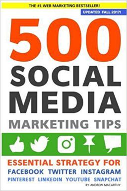 500 Social Media Marketing Tips Essential Advice, Hints and Strategy for Business: Facebook, Twitter, Pinterest, Google+, YouTube, Instagram, LinkedIn, and More!  9781482014099 Front Cover