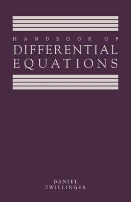 Handbook of Differential Equations