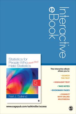 Statistics for People Who (Think They) Hate Statistics Interactive EBook Student Version