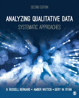 Analyzing Qualitative Data Systematic Approaches 2nd 9781483344386 Front Cover