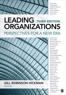 Leading Organizations Perspectives for a New Era 3rd 9781483346694 Front Cover