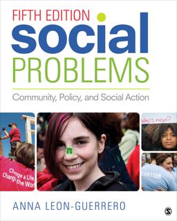 Social Problems Community, Policy, and Social Action 5th 9781483369372 Front Cover