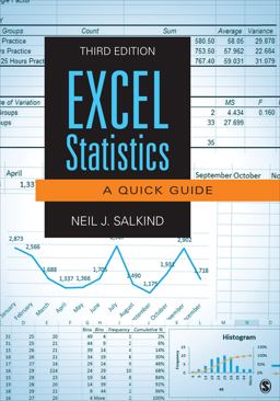 Excel Statistics A Quick Guide 3rd 9781483374048 Front Cover