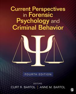 Current Perspectives in Forensic Psychology and Criminal Behavior:  9781483376219 Front Cover