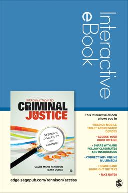 Introduction to Criminal Justice Interactive EBook Student Version Introduction to Criminal Justice Interactive EBook Student Version
