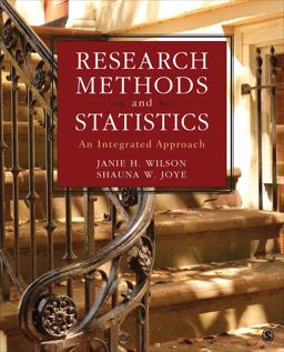 Research Methods and Statistics An Integrated Approach  9781483392141 Front Cover