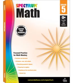 Spectrum Math, Grade 5 Spectrum Math, Grade 5