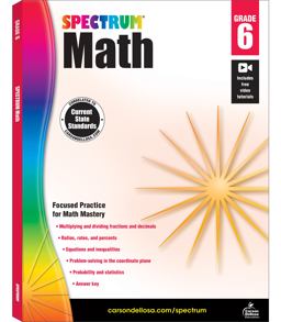 Spectrum Math, Grade 6 Spectrum Math, Grade 6