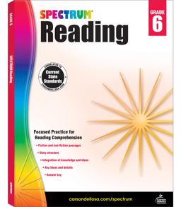 Spectrum Reading, Grade 6 Spectrum Reading, Grade 6