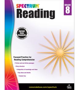 Spectrum Reading, Grade 8 1st 9781483812212 Front Cover