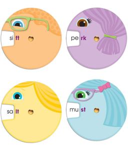 Word Wheels - Ending Blends Curriculum Cutouts  9781483836607 Front Cover