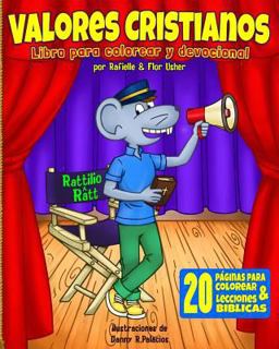 Valores Cristianos Libro para Colorear y Devocional  9781484865309 Front Cover