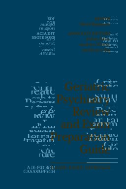 Geriatric Psychiatry Review and Exam Preparation Guide A Case-Based Approach  9781487500887 Front Cover
