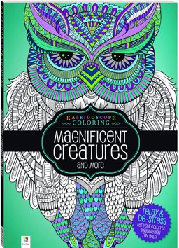 Kaleidoscope Coloring Magnificent Creatures:  9781488903106 Front Cover