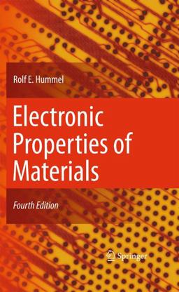 Electronic Properties of Materials 4th 9781489998415 Front Cover