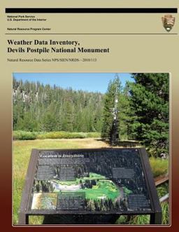 Weather Data Inventory, Devils Postpile National Monument Weather Data Inventory, Devils Postpile National Monument